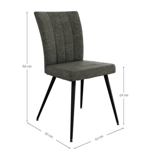 Silla de Comedor Tapizada DALLAS
