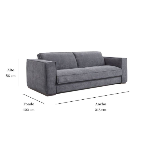Sofá Cama de 3 Plazas Modelo Baldo