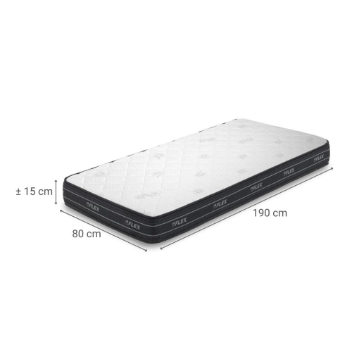 Colchón Juvenil Transpirable Nube Junior Airvex B FLEX 80x190 cm