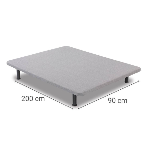 Base Tapizada Transpirable Gris Alta Estabilidad TAPIFLEX AD 90x200 cm 9247612