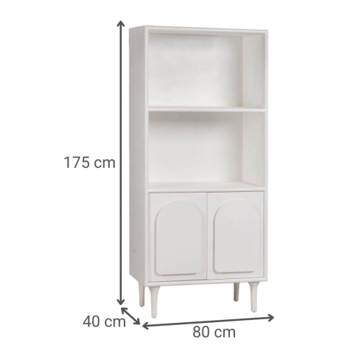 Librería Blanco Dm-Madera 612241