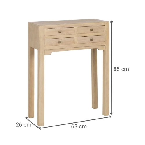 Consola Natural de DM de 63 cm 614616