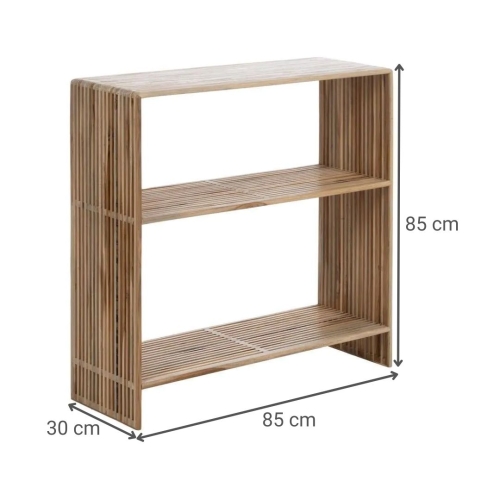 Consola de Entrada 85 cm Madera de Teca Natural Reciclada 614737