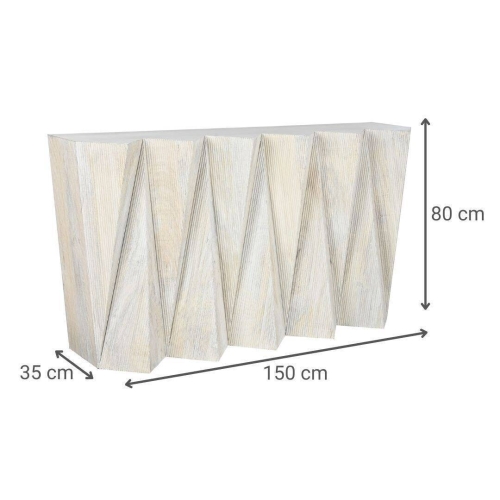 Consola de Madera de Mango Beige MB-212690