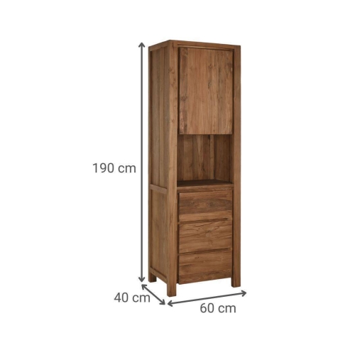 Mueble Auxiliar Estructura en Madera Teca Natural MB-217321