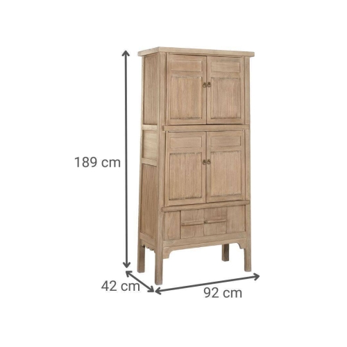 Armario de Madera de Olmo 6 Puertas MB-219974