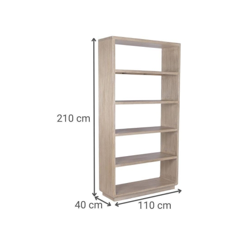 Estantería de Madera de Olmo Macizo 210 cm MB-226315