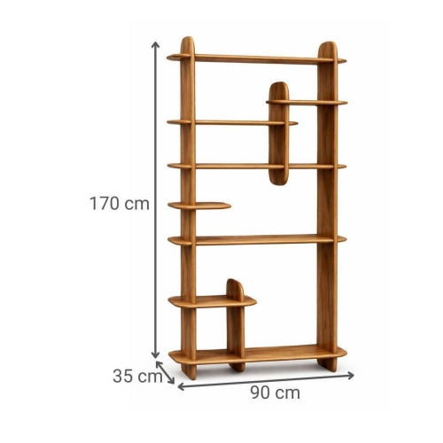Estantería de Madera de Mango 90 cm MB-227853