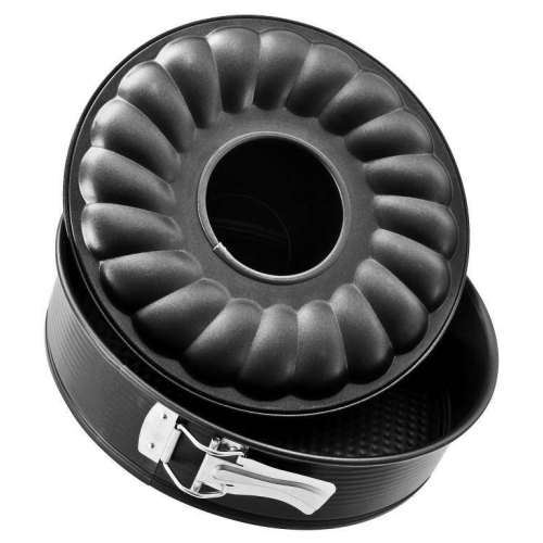 Molde desmontable 2 fondos 26 cm Black Metallic ZENKER 6507
