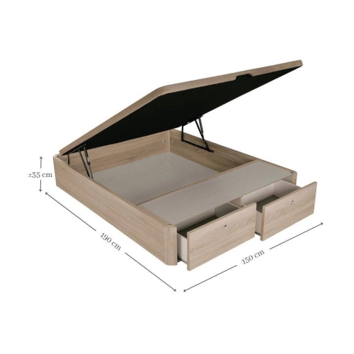 Canapé Abatible con Cajones de 150x190 cm CM-0310CJ