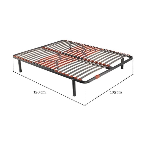 Somier de Láminas con Regulación Lumbar de 105x190 cm SG20R PIKOLÍN SR40020