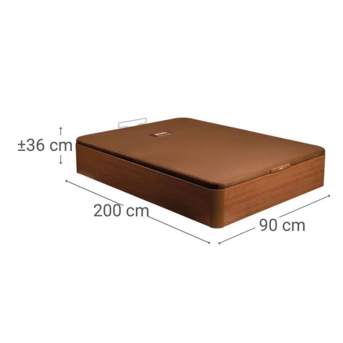 Canapé Abatible Naturbox 2.0 Cerezo 90x200 PIKOLIN AP11535