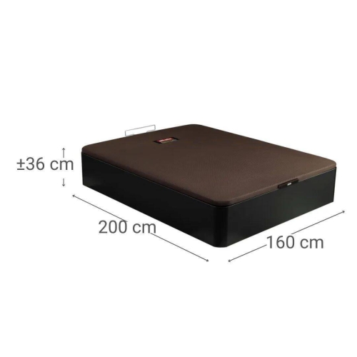 Canapé Abatible Naturbox 2.0 Wengue 160x200 PIKOLIN AP11536