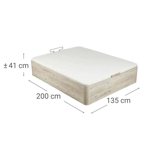 Canapé Abatible Naturbox 2.0 PLUS Glaciar 135x200 PIKOLIN AP11548
