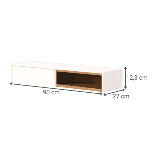 Recibidor Flotante con Cajón H1135