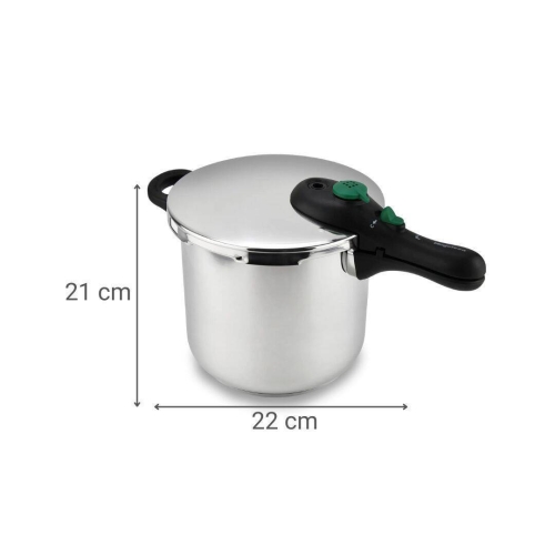 Olla a Presión Súper Rápida de Acero Inoxidable 7,5L DYNAMIC