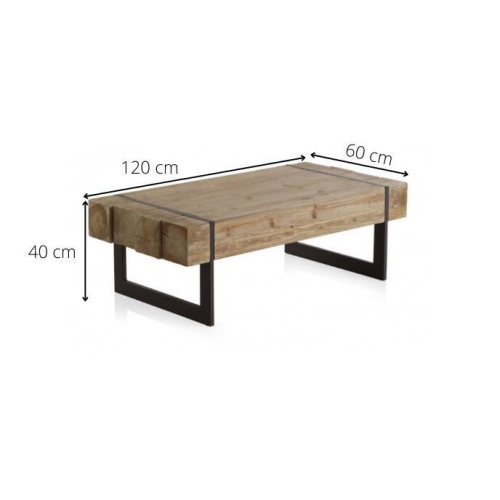Mesa de centro GABAR DECO modelo 8008