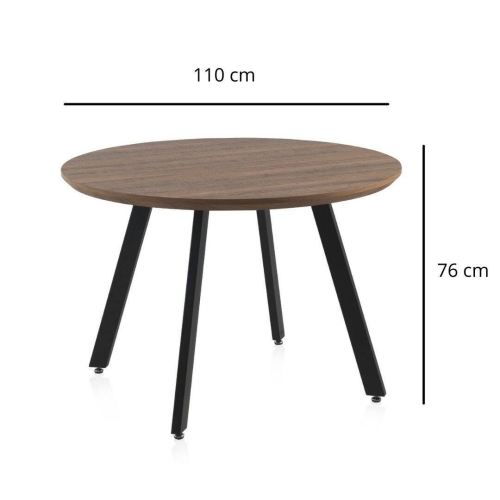 Mesa de Melamina de Madera de Roble GABAR 10309