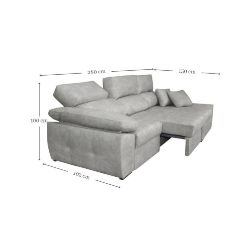 Sofa Chaise Longue Derecha Deslizante VIENA