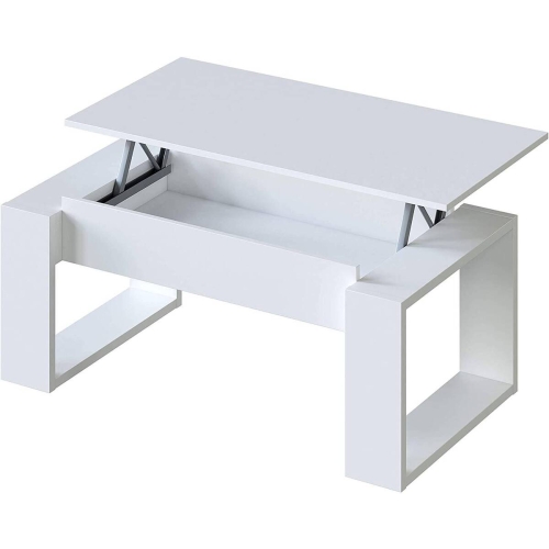 Mesa de centro elevable modelo ATTUALE color blanco Artik 001643A