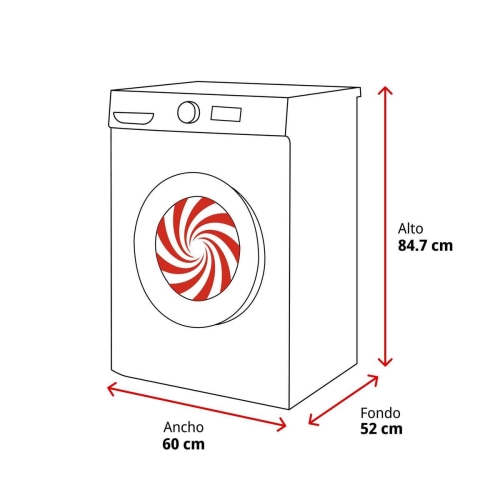 Lavadora INFINITON WM-S84ADX 8Kg 1400RPM Inverter Vapor