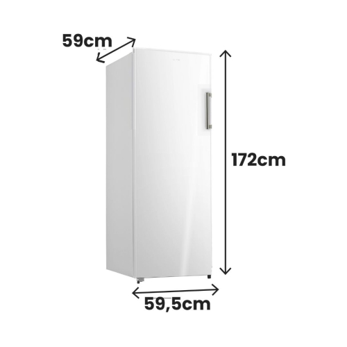 Congelador Vertical INFINITON 240L 172x59.5cm CV240L72WEC