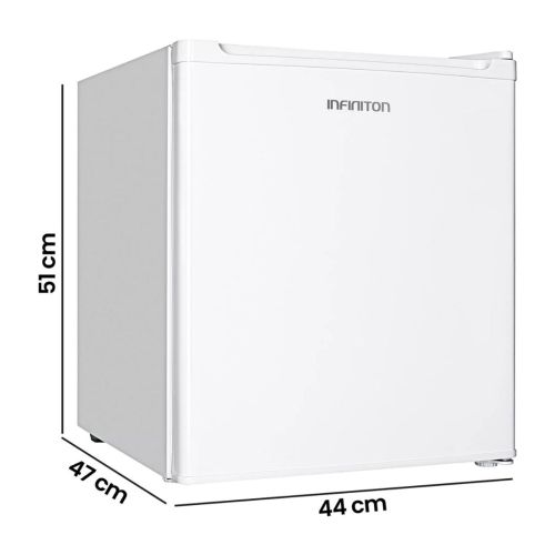 Congelador Vertical 51 cm de Puerta Reversible Clase E INFINITON CV33L5WEC
