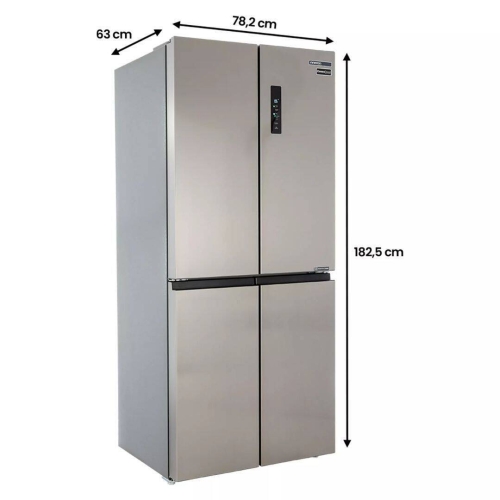 Frigorífico No Frost INFINITON AMCB-415CD82XET Americano Inox