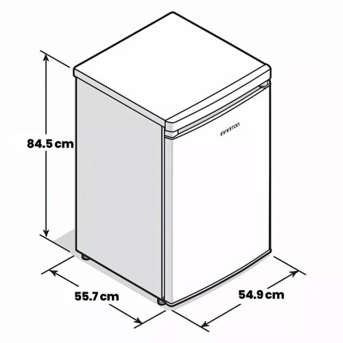 Congelador Vertical INFINITON 85L Clase E CV88L8WEK