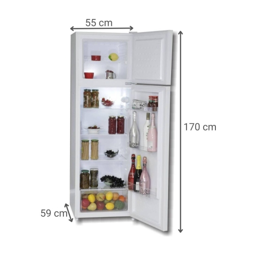 Frigorífico Rommer 2 Puertas No Frost Blanco E FE297