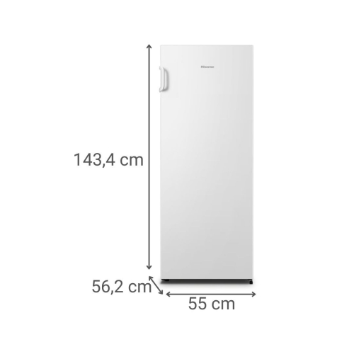 Congelador Vertical Hisense No Frost 144L Clase E FV191N4AW2