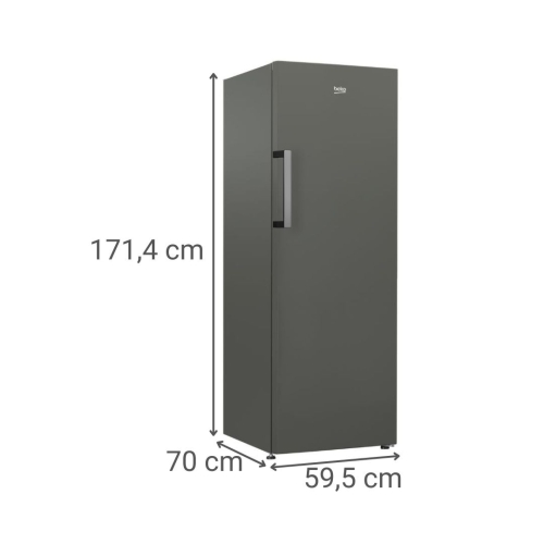 Congelador Vertical Beko No Frost Inox 171x60cm E RFNE290L41GN