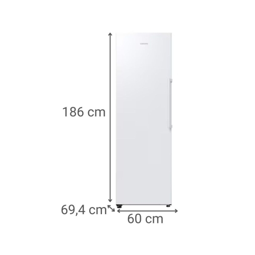 Congelador Vertical SAMSUNG No Frost 323L Blanco RZ32C7ADEWW