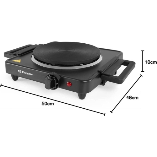 Hornillo Eléctrico Orbegozo 1500W 1 Fuego Negro PE2815