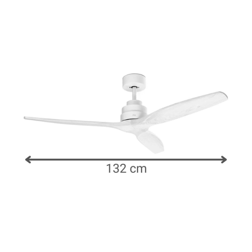 Ventilador de techo Ufesa 132cm motor DC 3 color Blanco TIBET