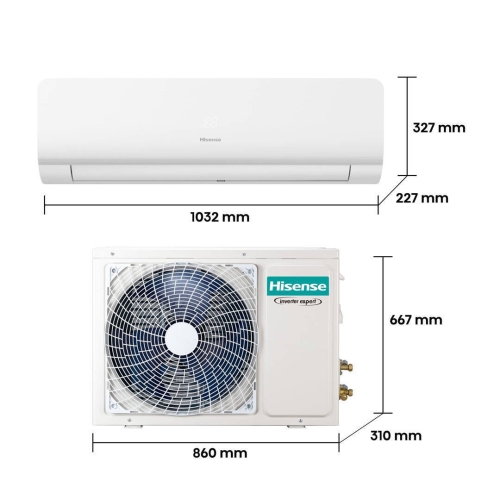 Aire Acondicionado Hisense Inverter 5676 F WiFi R32 KC70BT2B