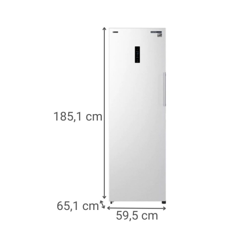 Congelador Vertical INFINITON No Frost 186x60cm Blanco CV1HE84
