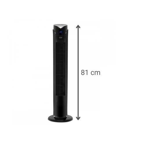Ventilador de Columna 45W Táctil con Mando 3 Velocidades y Oscilante UFESA HELSINKI