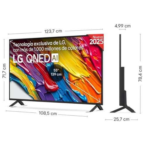 Televisor 55" LG QNED 4K 60Hz Smart TV AI 55QNED84A6C