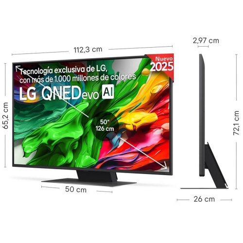 Televisor LG 50" QNED 4K 60Hz IA WebOS 50QNED86A6C