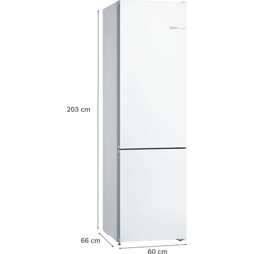 Frigorífico Combi No Frost en Blanco con Cajón VitaFresh BOSCH KGN39VWDC