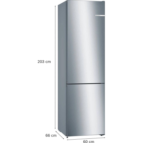 Frigorífico Combi NoFrost en Acero Inoxidable BOSCH KGN39VIDB