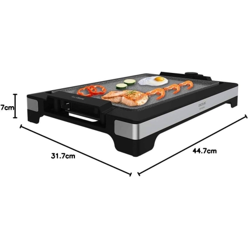 Plancha de Asar Eléctrica InoxStone Antiadherente TASTY&GRILL 2000