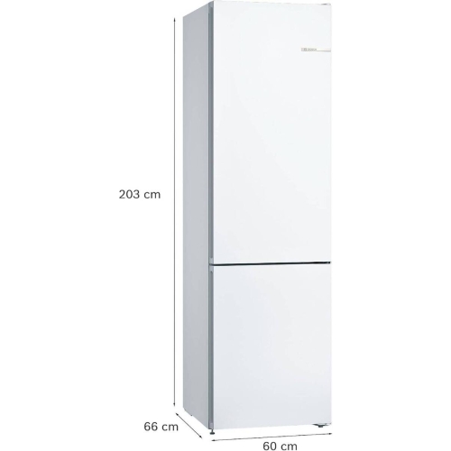 Frigorífico Combi Bosch NoFrost 203x60cm 368L VitaFresh Blanco KGN39VWEB