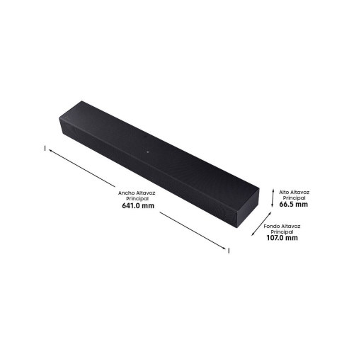 Barra de Sonido 2.0 con Subwoofer Integrado Samsung HW-B400F/ZF