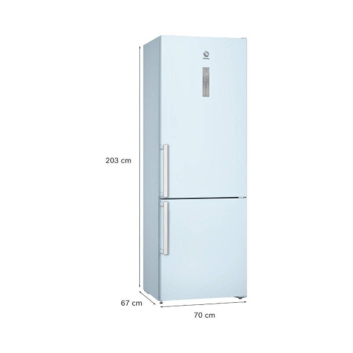 Frigorífico Combi No Frost 435L Clase E Blanco BALAY 3KFE777WE