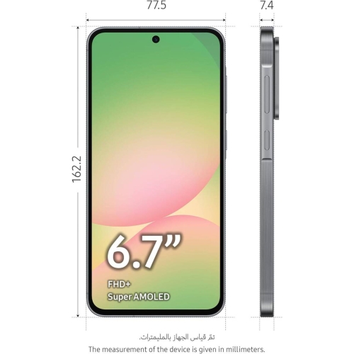Teléfono Móvil 5G 8GB 128GB Pantalla 6.7" GALAXY A56 A5668128BKV4