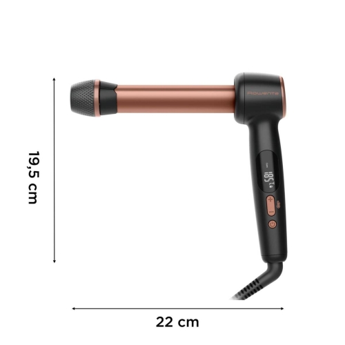 Rizador de Pelo con 3 Tamaños de Ondas Rowenta TWIST CURL CF4620