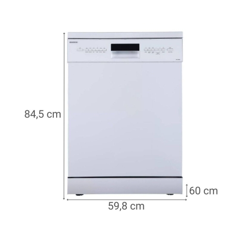 Lavavajillas Libre Instalación 14 Servicios Blanco INFINITON DIW6115BD3