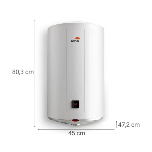 Termo Eléctrico Vertical 80L 1500W Anticalcáreo BLUE FOREVER COINTRA TBLPLUS80